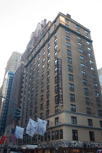 A hotel in Manhattan.
