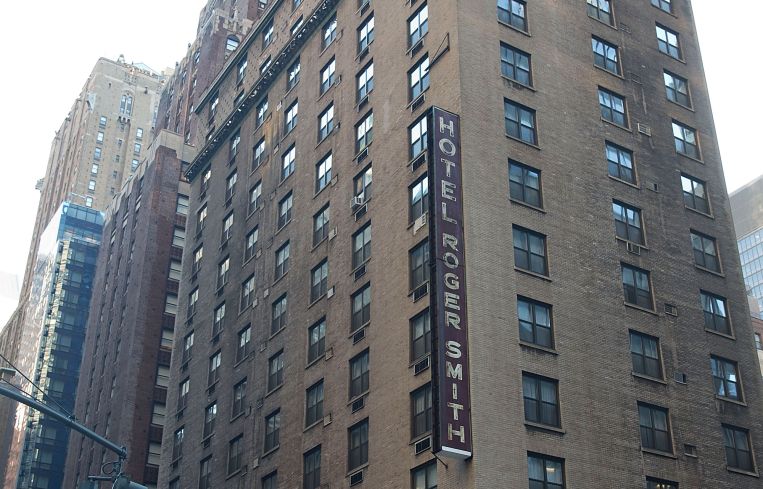 A hotel in Manhattan.