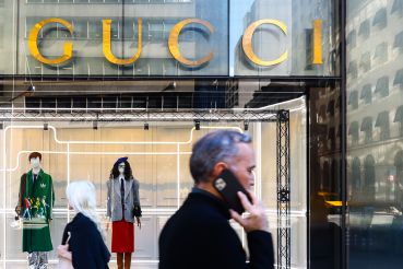 Gucci shop in Manhattan, New York.