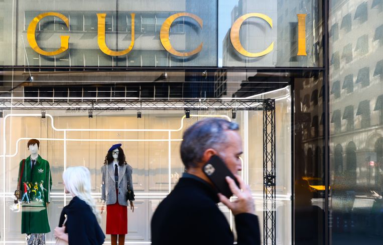 Gucci shop in Manhattan, New York.