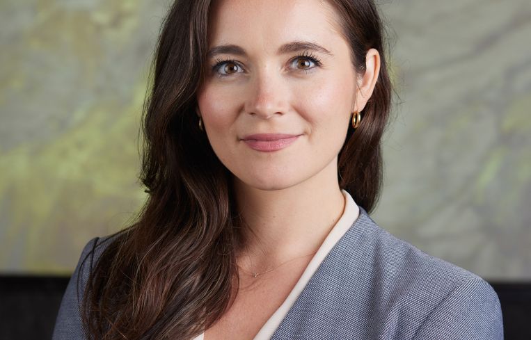 A person in a suit.
