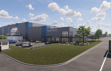 A rendering for Related Fund Management's planned 368,000 square-foot cold storage facility in Auburndale, Fla.