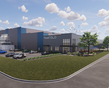 A rendering for Related Fund Management's planned 368,000 square-foot cold storage facility in Auburndale, Fla.