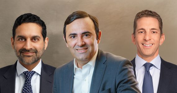 Nadeem Meghji, Lionel Assant and Ken Caplan