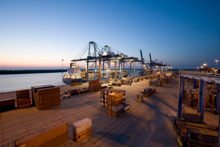 The Port of Charleston, South Carolina.