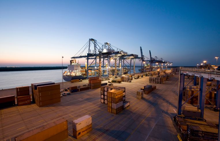 The Port of Charleston, South Carolina.