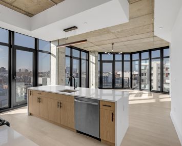 A look inside Corner 2nd, a five-story, 71-unit, luxury multifamily apartment complex in Downtown Philadelphia.