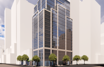 A rendering of a planned 157-unit apartment project at  255 East 39th Street. 
