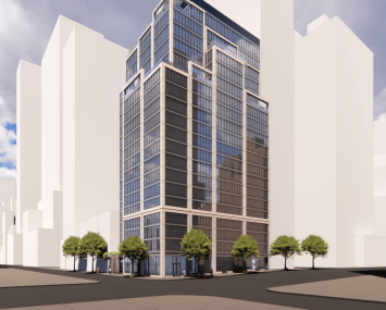 A rendering of a planned 157-unit apartment project at  255 East 39th Street. 