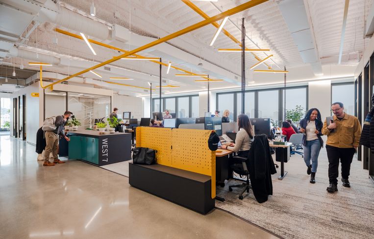 Google's new office at St. John's Terminal. PHOTO: Courtesy Google