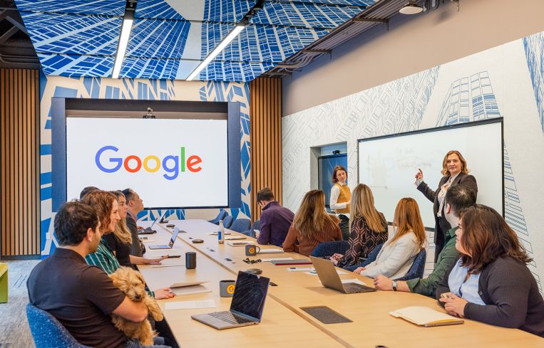 Google's new office at St. John's Terminal. PHOTO: Courtesy Google