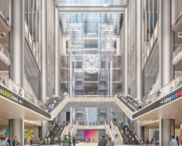 New renderings for a redeveloped Port Authority Bus Terminal.