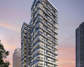 A rendering for Merrimac Ventures and Aria Development Group's planned 600 Miami Worldcenter condo development.