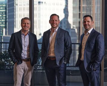 James Millon, Tom Traynor, and Tom Rugg of CBRE