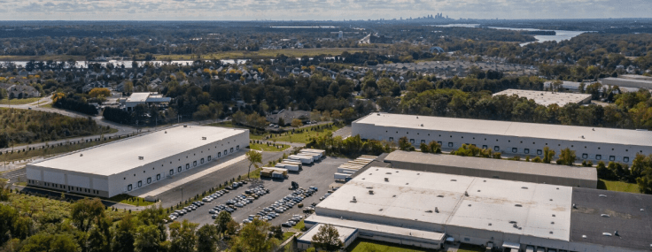 A shot of the Coopertown property, one of six buildings in the new Ares Management industrial portoflio.