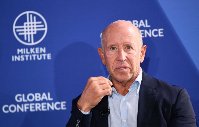 Barry Sternlicht, Chairman and CEO, Starwood Capital Group, speaks during the Milken Institute Global Conference in Beverly Hills, California.