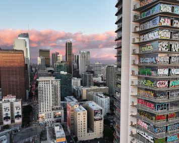 Construction on Oceanwide Plaza, a $1 billion mixed-use retail and luxury apartments project with three towering unfinished structures, stalled in January 2019 after the Beijing-based developer lacked the funds to complete it.