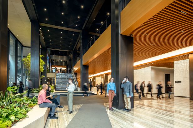 PENN 1 Lobby 1 HqO and Commercial Observers Power Properties List To Honor Best CRE Spaces