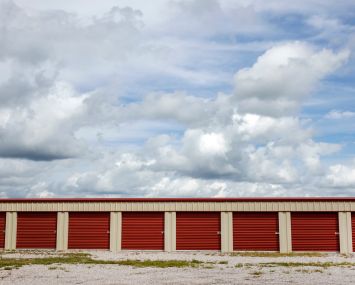 Self-storage lockers.