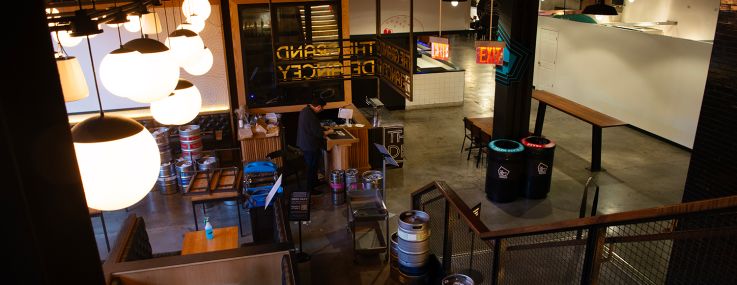 The Grand Delancey beer hall, the Market Line's anchor tenant, closed abruptly in February.