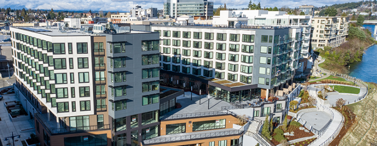 Marina Square, a 270-unit, luxury apartment community located on the Puget Sound waterfront in Bremerton, Washington