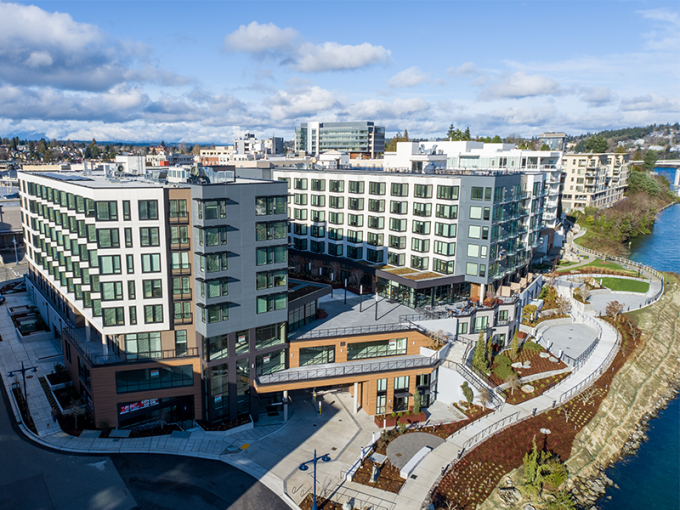 Marina Square, a 270-unit, luxury apartment community located on the Puget Sound waterfront in Bremerton, Washington