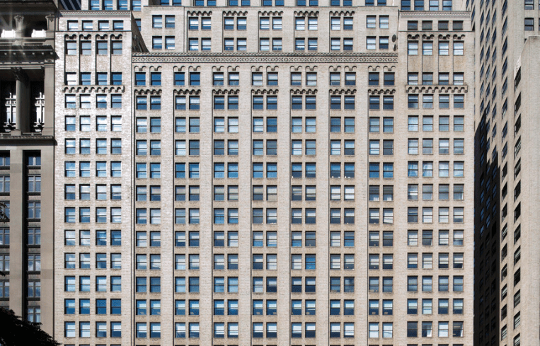 An office building in Manhattan.