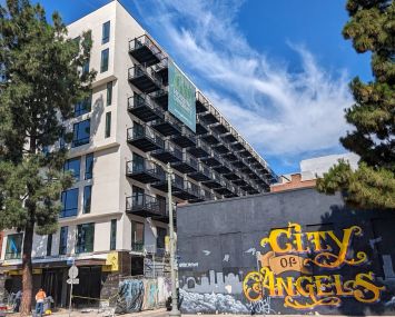 Vida DTLA is eight stories tall with just 67,456 square feet on a 9,000-square-foot lot at 1317 South Grand Avenue.