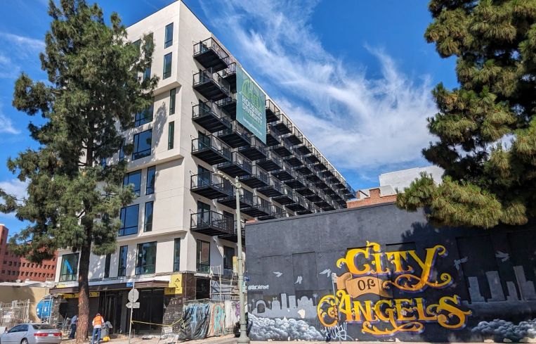 Vida DTLA is eight stories tall with just 67,456 square feet on a 9,000-square-foot lot at 1317 South Grand Avenue.