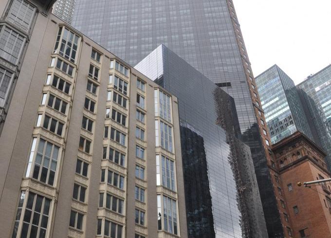 A 77-story office and residential tower in Manhattan.