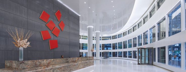 Lipstick Building lobby
