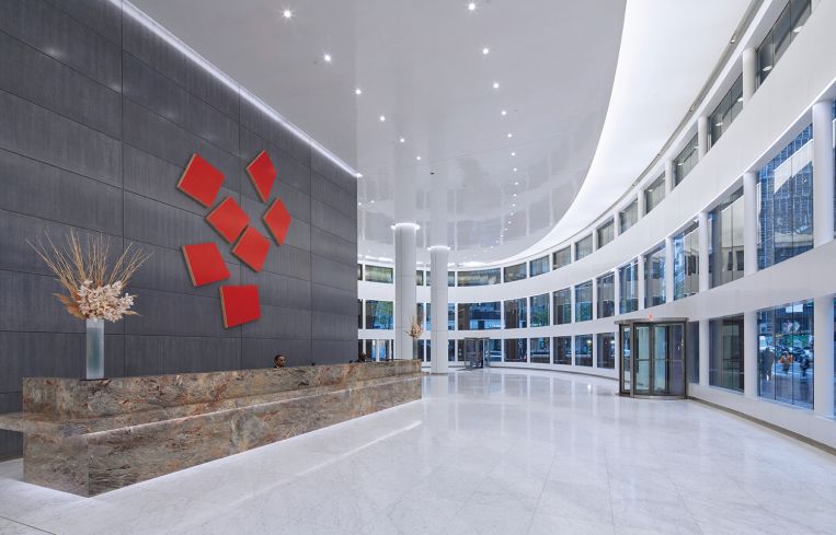 Lipstick Building lobby