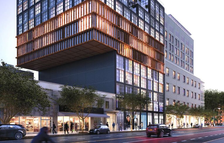 A condominium building in Manhattan.