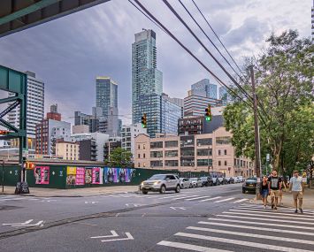 An empty lot at 42-50 24th Street, Long Island City.