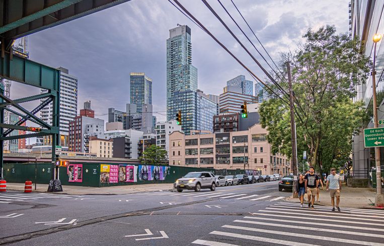 An empty lot at 42-50 24th Street, Long Island City.