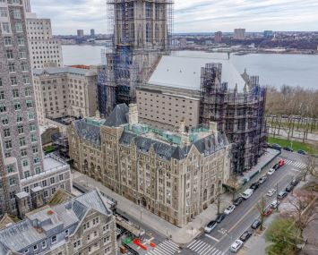 99 Claremont Avenue is located near Columbia University in the Morningside Heights section of Manhattan.