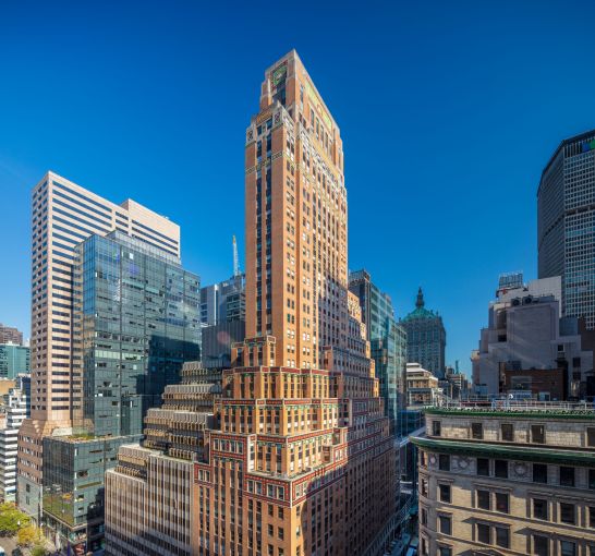 An office tower in Manhattan.