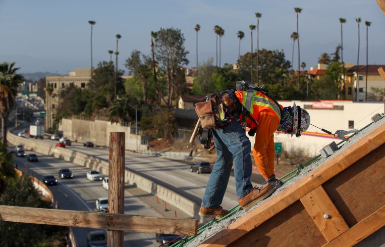 LA highway construction