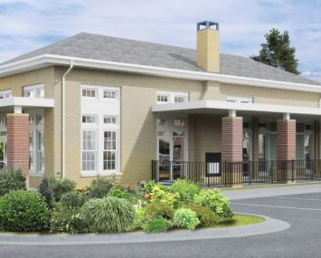 A rendering for Volta Global's planned Patrick’s Pointe project in Southern Pines, N.C.