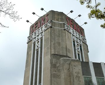 The Sears, Roebuck and Co. building in Brooklyn.