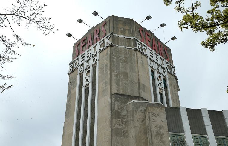 The Sears, Roebuck and Co. building in Brooklyn.