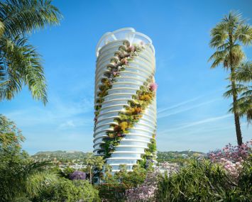 The Star LLC filed plans with the city for an eponymous 22-story building with 525,000 square feet on a 2-acre lot at 6061 West Sunset Boulevard with spiraling, “cascading” gardens.