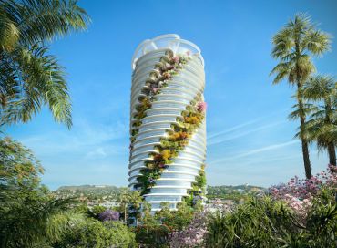 The Star LLC filed plans with the city for an eponymous 22-story building with 525,000 square feet on a 2-acre lot at 6061 West Sunset Boulevard with spiraling, “cascading” gardens.