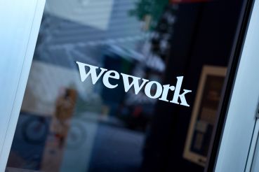 WeWork logo.