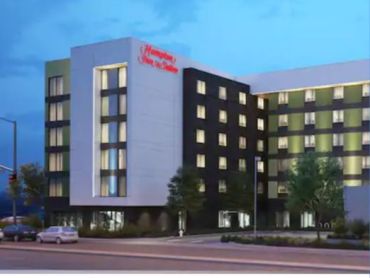 The Hampton Inn & Suites (pictured) and a Home2 Suites opened at 755 Sierra Vista Drive in Las Vegas in 2020. 