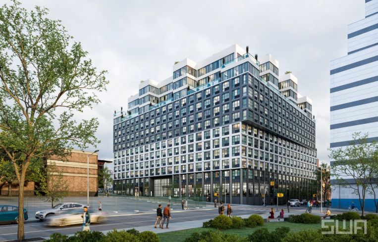 Rendering of 120 East 144th Street in Mott Haven, Bronx.