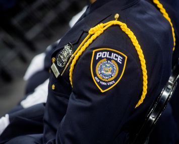 An MTA Police Department badge.