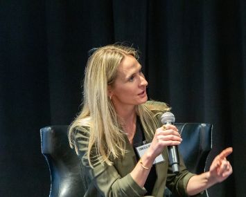 Katy Carmical, partner with Hunton Andrews Kurth, at the Commercial Observer Dallas CRE Investment Forum.