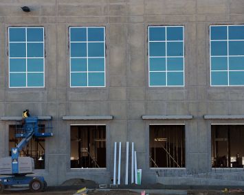 Construction of a warehouse facility in the Inland Empire.