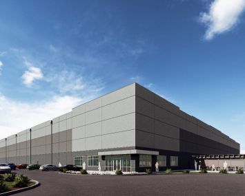 Rendering of proposed logistics facility at 681 Main Street in Belleville, N.J.